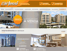 Tablet Screenshot of construtoracarlessi.com.br